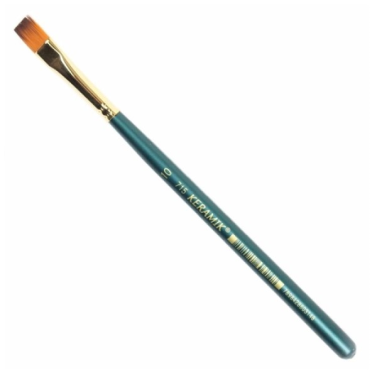 Pincel Sintetico Chato 715-10 Keramik